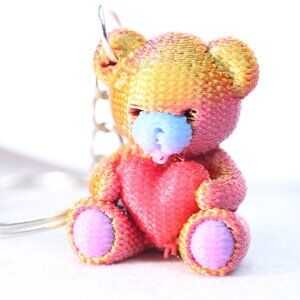 Cute lovely teddy bear Keychain New!